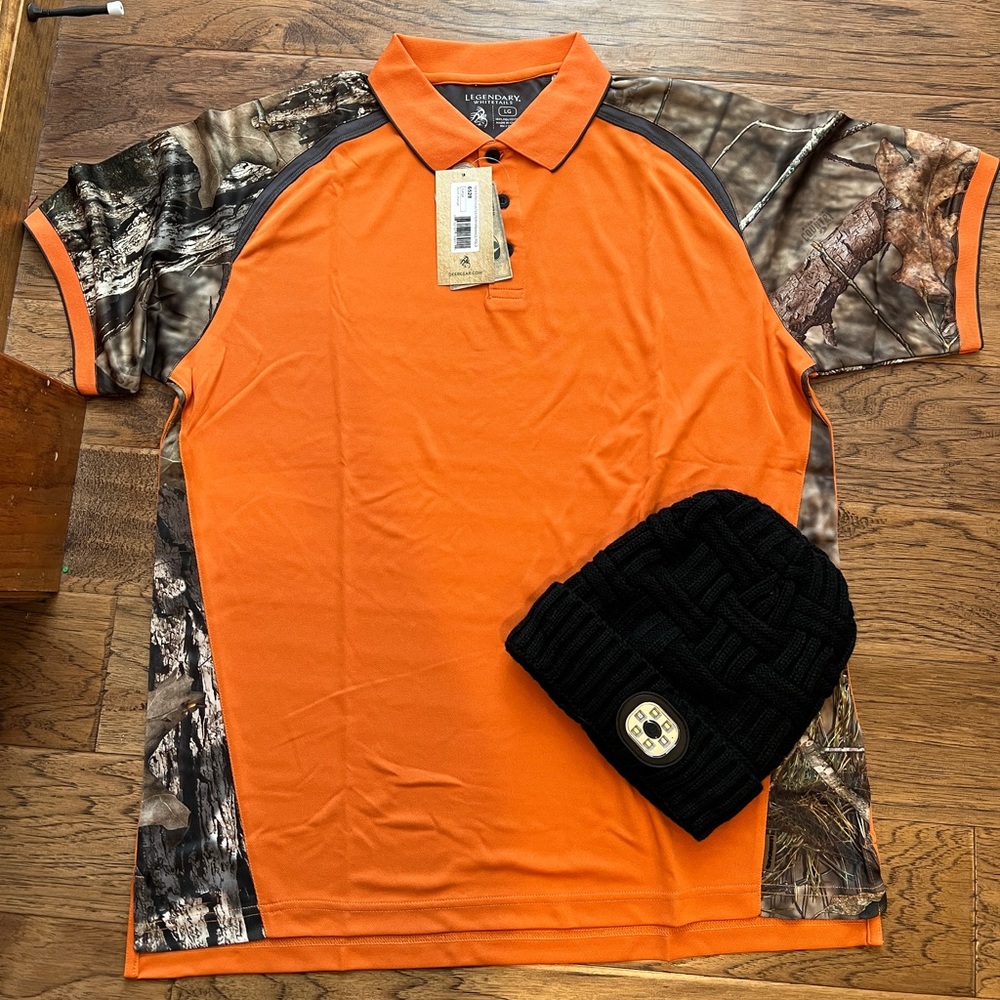 Legendary Whitetails Polo & LED Beanie
